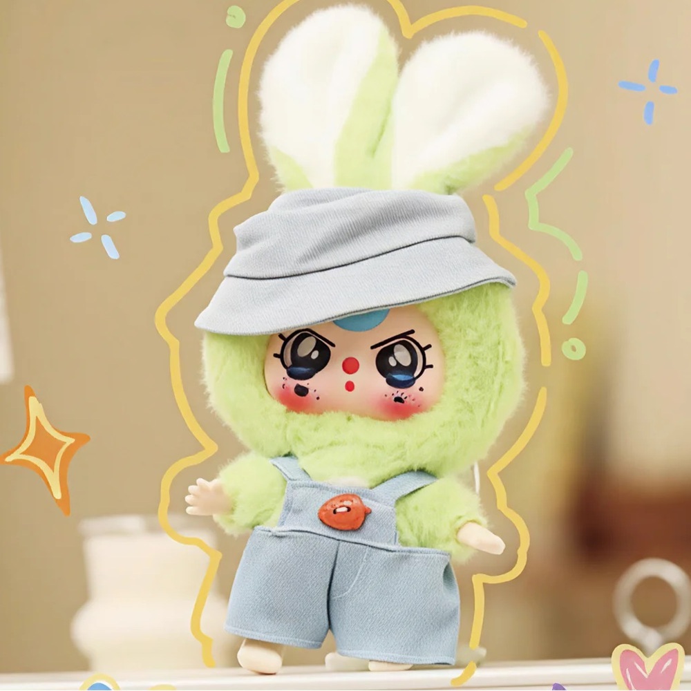Baby Three Rabbit Macaron Cute Bunny Plush Series Blind Box - Picture 8 of 14